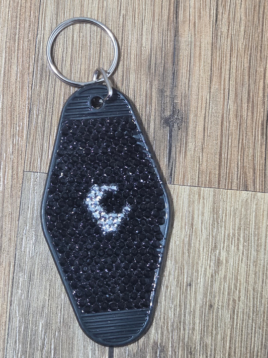 Midnight Wishes Rhinestone Keychain