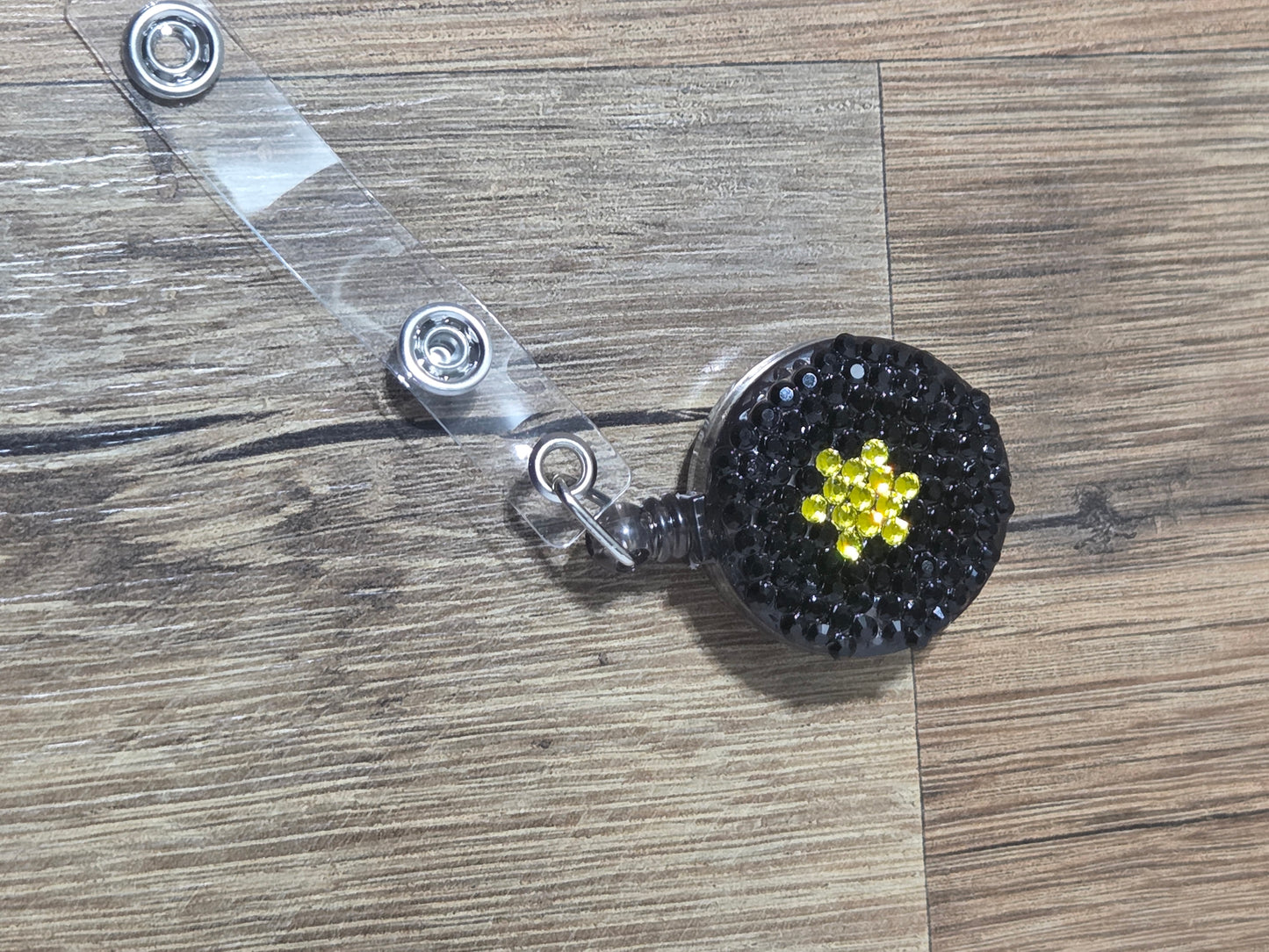 Midnight Wishes Rhinestone Badge Reel
