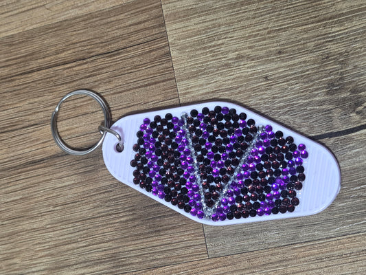 Dark Enchantment Rhinestone Keychain