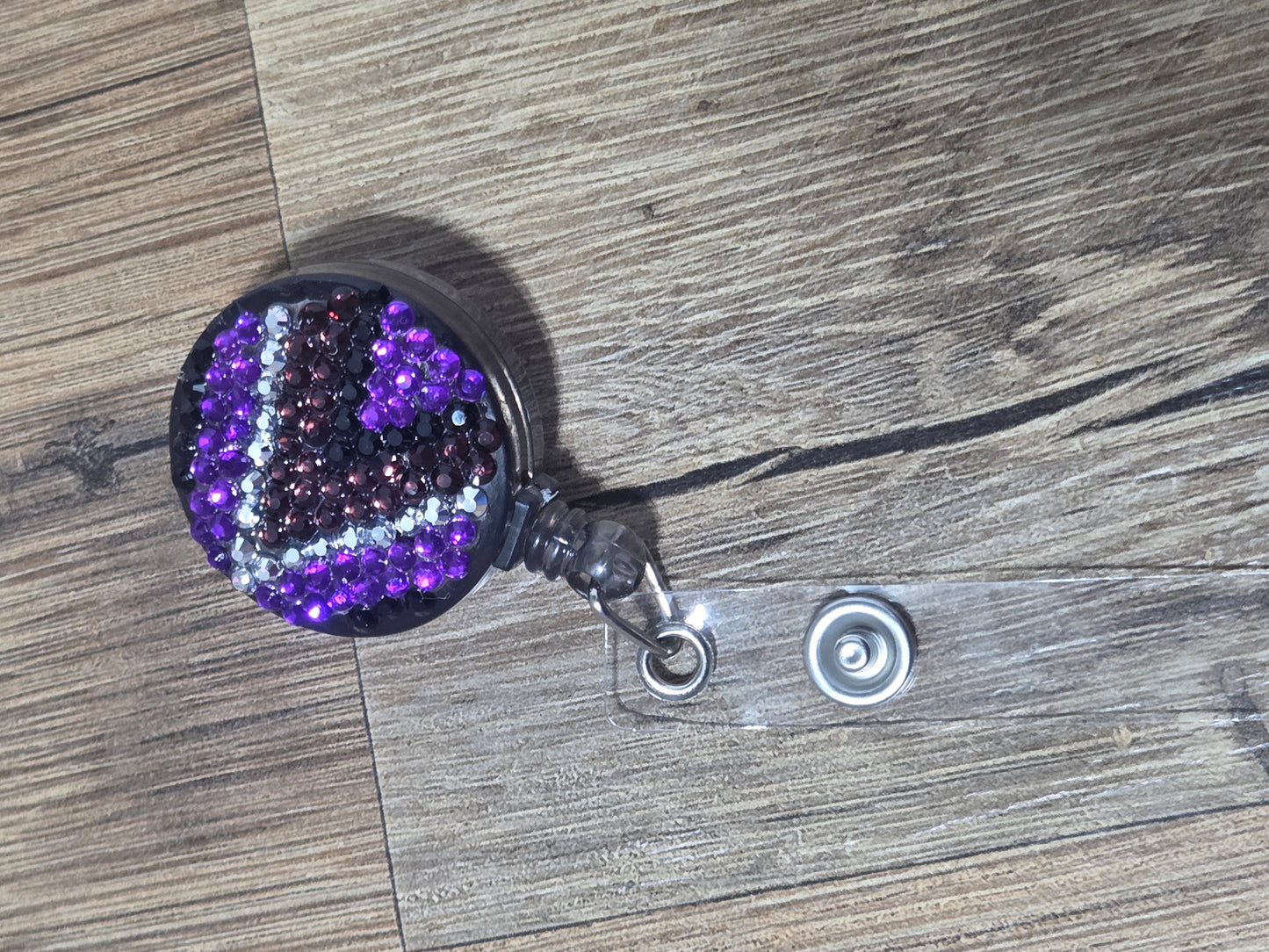 Dark Enchantment Rhinestone Badge Reel