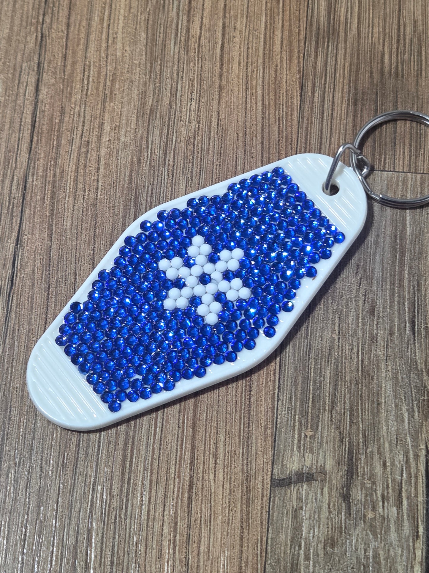 Winter Sparkle Snowflake Rhinestone Keychain