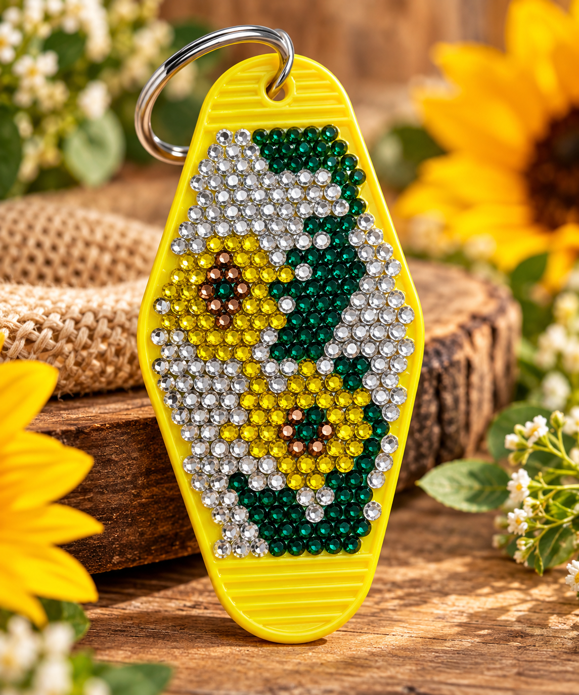 Sunflower Spark Rhinestone Accessory Collection